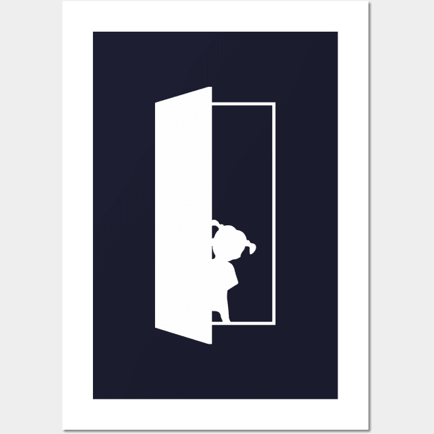 minimalist monsters inc, boo Wall Art by PWCreate